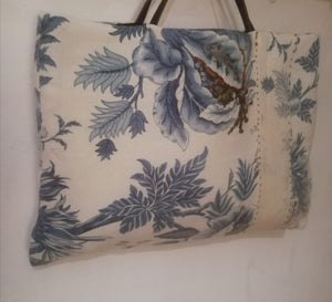 Cotton & leather bag by Enrica Tulin