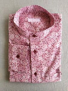 The Elba mandarin collar Italian shirt
