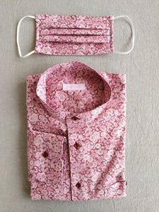The Elba mandarin collar Italian shirt